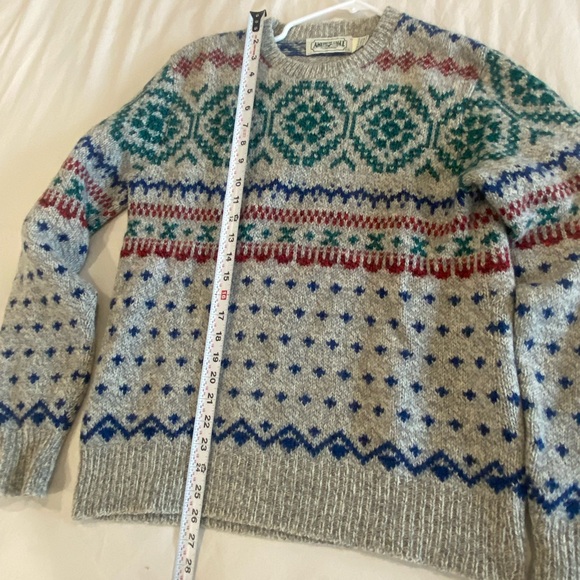 Vintage American Eagle Outfitters Multicolor Patterned Crewneck Sweater - Picture 5 of 5